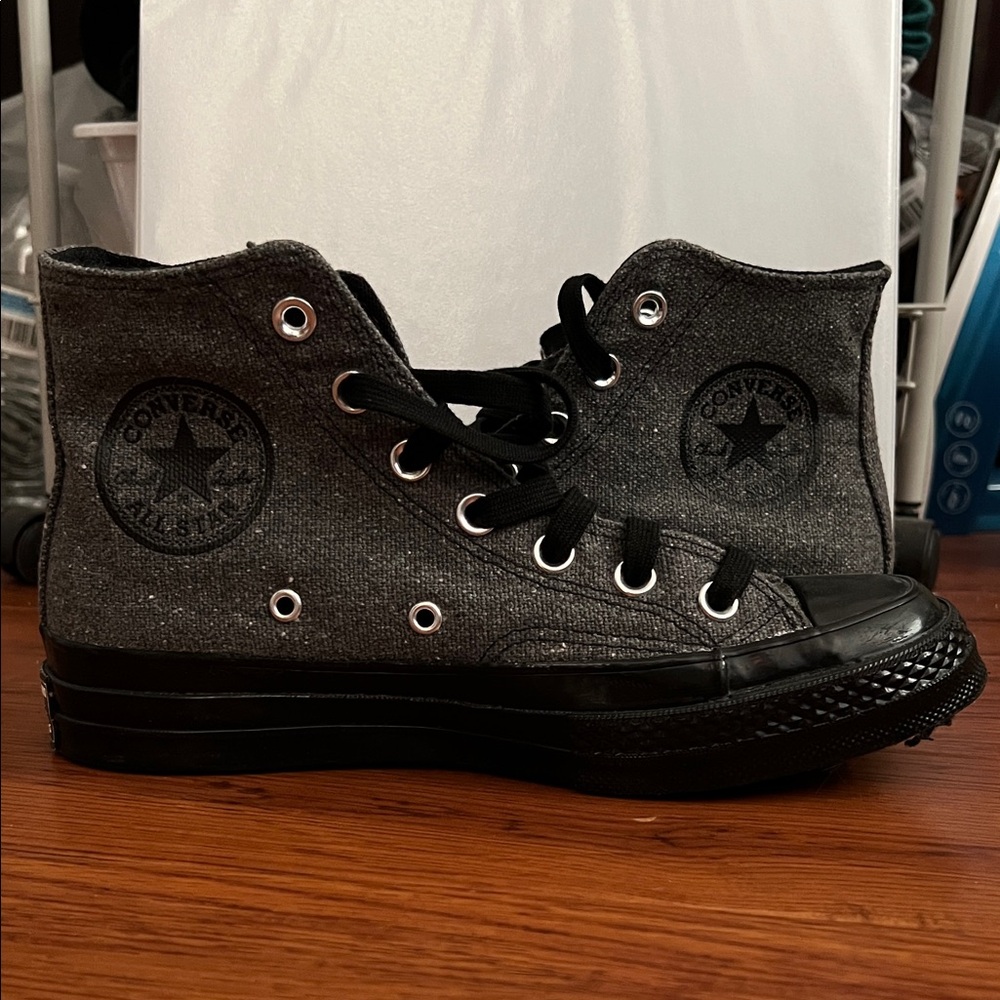 Converse High-Top Sneakers - Charcoal and Black